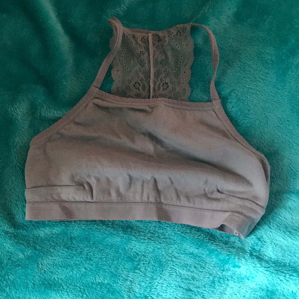 A grey bra